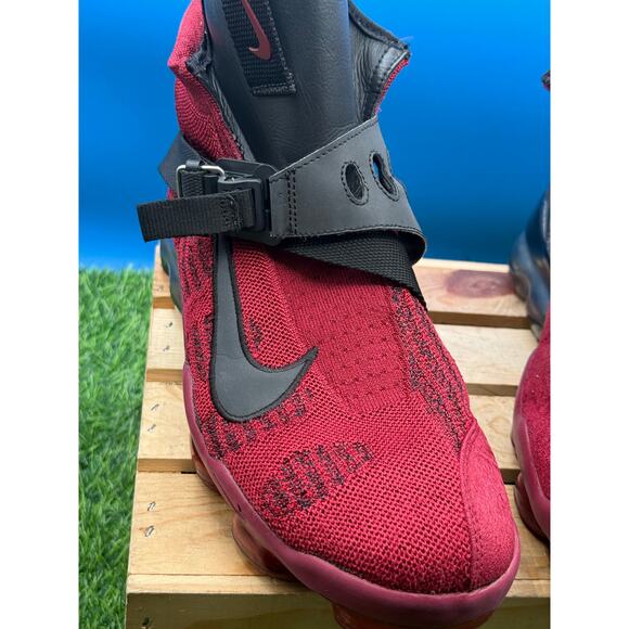 Nike Air VaporMax FK Gator ISPA - Maroon Black-AO3241-600 - Men’s Size 12 - Rare main image 4